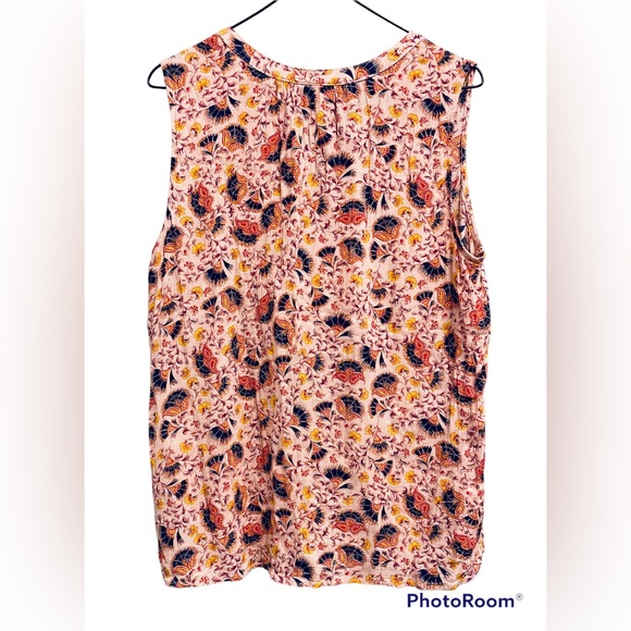 Liz Claiborne floral top, SZ XL Petite - Picture 5 of 6